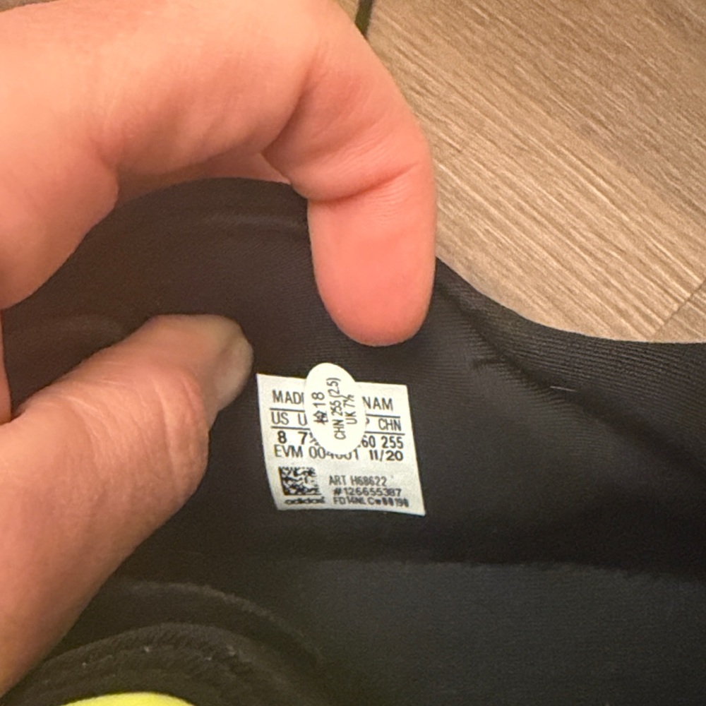 Adidas Originals Ozweego Mens Shoes – Neon Green/Black – Size 8 - Picture 4 of 6